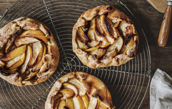 Apple-Butter-Mini-Galettes from the Voila Vegan cookbook
