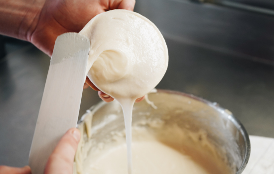 measuring the batter